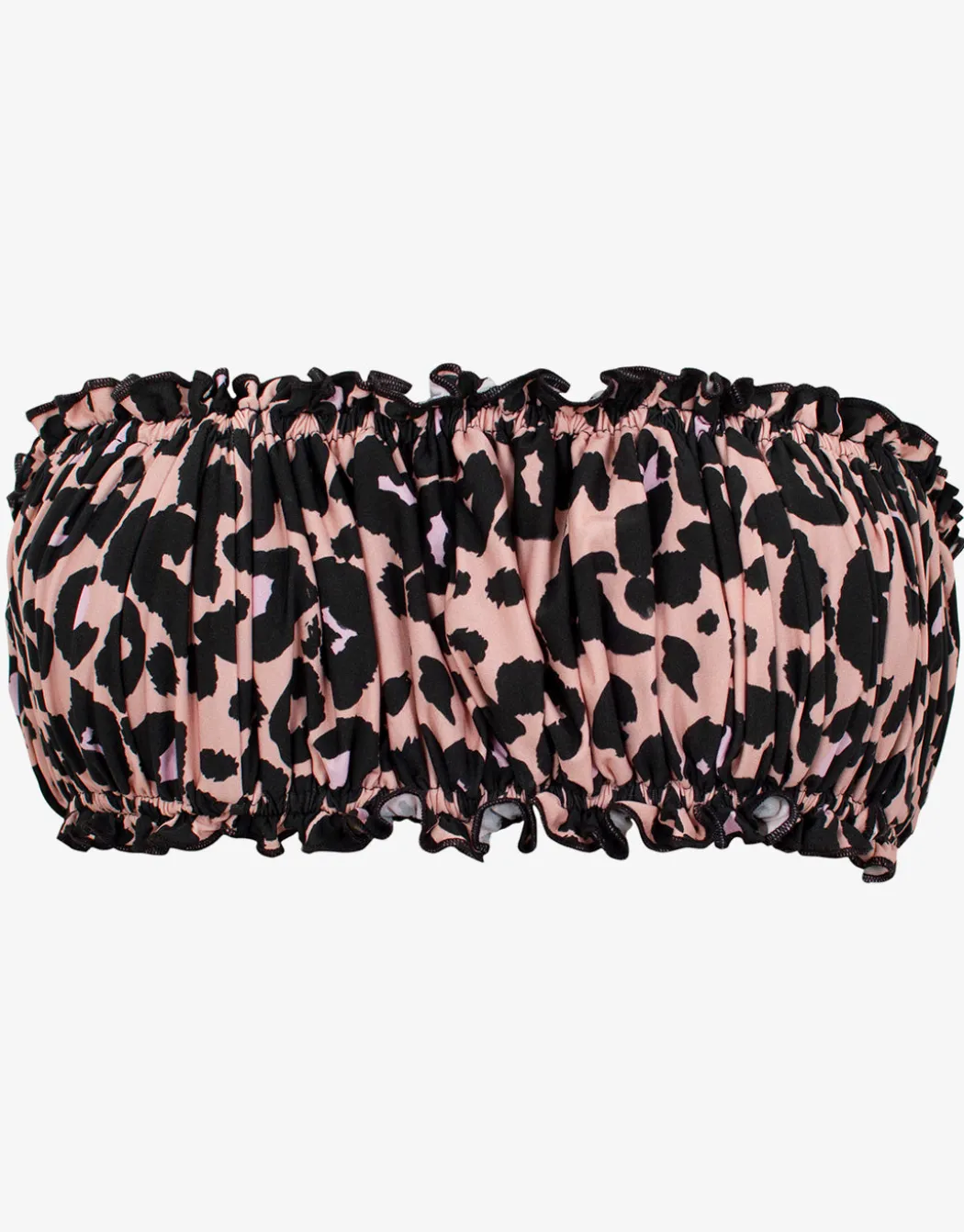 Nala Remi Ruched Bandeau Bikini Top