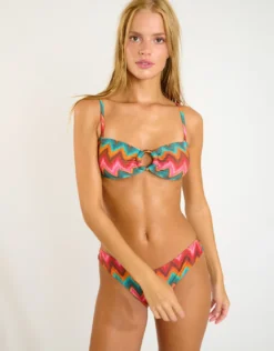 Nalika Myero Bandeau Bikini Top - Orange