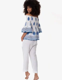Naomi Beach Trousers - White