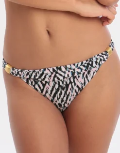 Nora Slide Hipster Bikini Bottom - Abstract