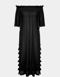 Off The Shoulder Dress - Black