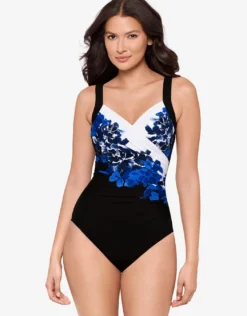 Ombra Fiore Sanibel Swimsuit - Black and Blue