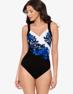 Ombra Fiore Sanibel Swimsuit - Black and Blue
