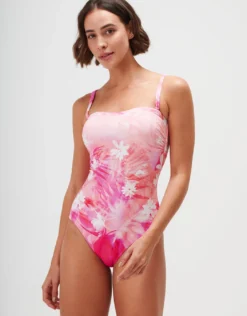 Ombra Rosa Bandeau Swimsuit - Ethereal