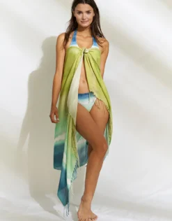 Ombre Flow Pareo - Aqua Shades