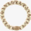 Original Hair Tie - Beige Glitter Stripe