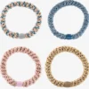 Original Hair Tie Bundle - Pale Pink, Blue and Pale Gold