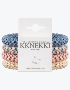 Original Hair Tie Bundle - Pale Pink, Blue and Pale Gold