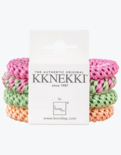 Original Hair Tie Bundle - Pastel Orange, Pink and Green