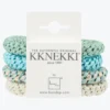 Original Hair Tie Bundle - Soft Mint and Turquoise Glitter