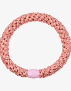 Original Hair Tie - Coral Glitter
