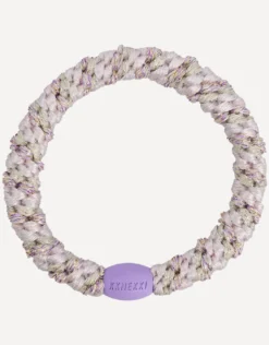Original Hair Tie - Lavendar Ballet Pink Glitter Stripe