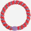 Original Hair Tie - Lilac Neon Pink Stripe