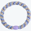 Original Hair Tie - Purple Silver Gold Stripe