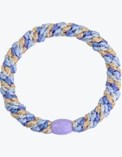 Original Hair Tie - Purple Silver Gold Stripe
