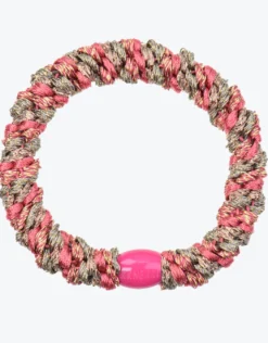 Original Hair Tie - Raspberry Taupe Glitter