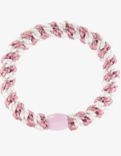 Original Hair Tie - Vintage Pink and White Stripe