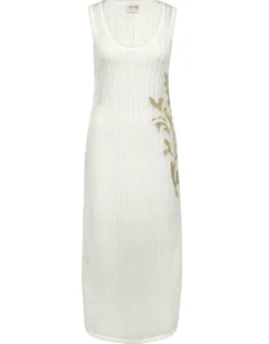 Ornation Knit Maxi Dress - Natural White