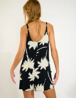Palmaisie Jonah Romper - Noir and Ecru