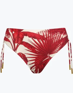 Palmaria Adjustable Bikini Pant - Creme Rouge