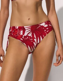 Palmaria Adjustable Bikini Pant - Creme Rouge