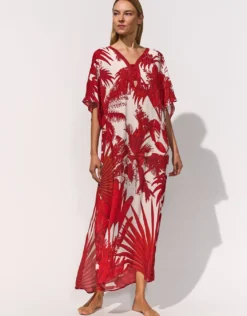 Palmaria Caftan - Creme Rouge