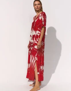 Palmaria Caftan - Creme Rouge