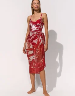 Palmaria Sarong - Creme Rouge
