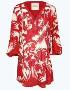 Palmaria Tunic - Creme Rouge
