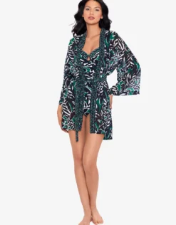 Palma Verde Kimono - Green