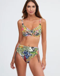 Palm Underwired Bikini Top - Multi