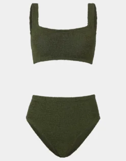 Patricia Bikini Set - Metallic Khaki