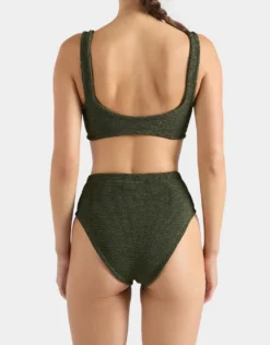 Patricia Bikini Set - Metallic Khaki