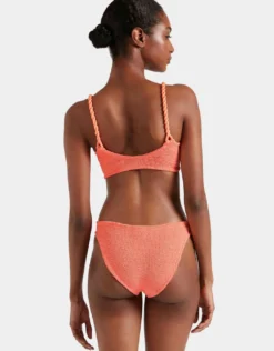 Phoebe Bikini Set - Metallic Coral