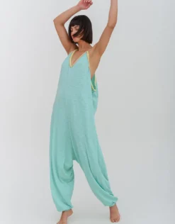 Pima Jumpsuit - Turquoise