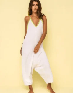 Pima Jumpsuit - White