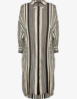 Pirates Buttoned Shirt Dress - Stripe