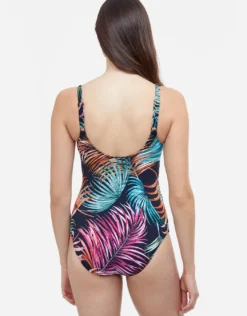 Profile Tropico V Neck Swimsuit - Black