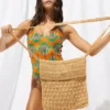 Raffia Shoulder Bag - Natural