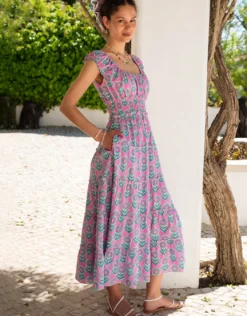 Rah Rah Dress - Lilac Buta
