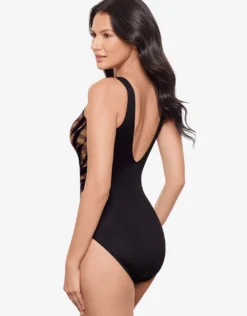 Raya De Safari Charmer Swimsuit - Black Brown