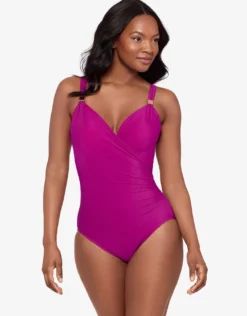 Razzle Dazzle Siren Swimsuit - Framboise