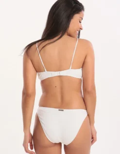 Retro Purity Bikini Bottom - White