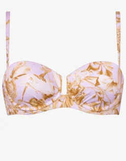 Reverie Underwired Bandeau Bikini Top - Dreamy Pastels