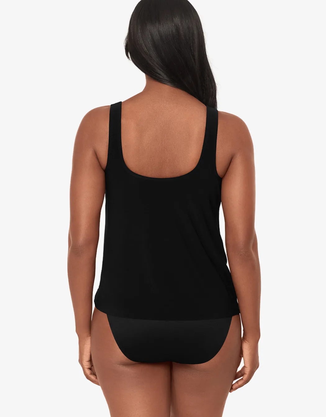 Rock Solid Atria Tankini Top - Black