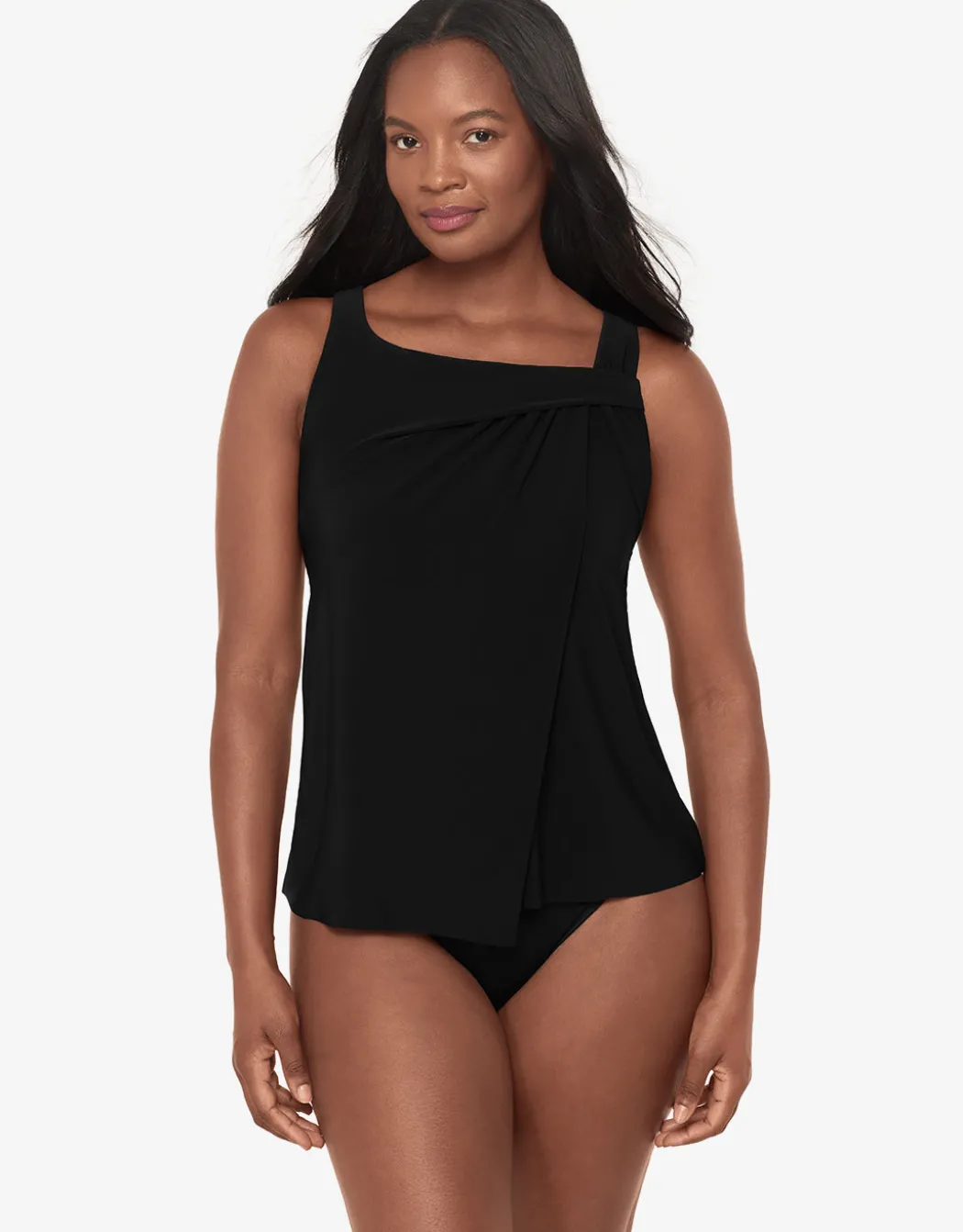 Rock Solid Atria Tankini Top - Black