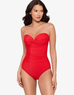 Rock Solid Madrid Swimsuit - Poppy