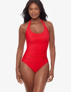 Rock Solid Utopia Swimsuit - Poppy