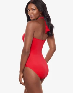 Rock Solid Utopia Swimsuit - Poppy