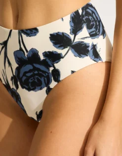 Rococo High Waist Bikini Pant - Black